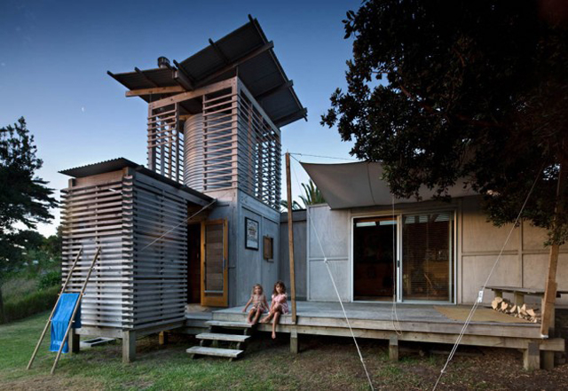 Casa minimalista da Nova Zelândia