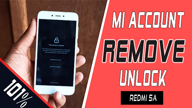 Mi Account remove [  Xaiomi Redmi 5A ] Simple no need go to service centre