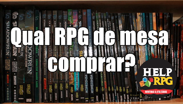 Qual RPG de mesa comprar?