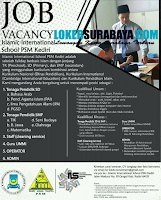 Job Vacancy at Islamic International School PSM Kediri Januari 2020