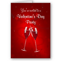 Valentine Day Party Invitation Cards