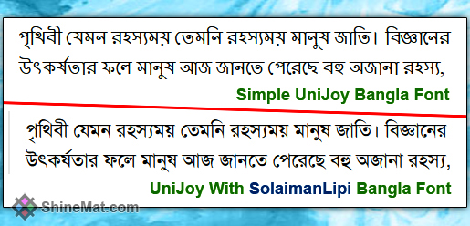 Setup SolaimanLipi Bangla Font - ShineMat.com