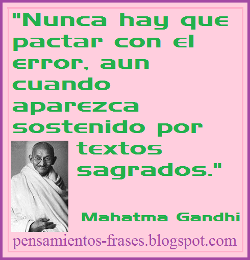 frases de Mahatma Gandhi