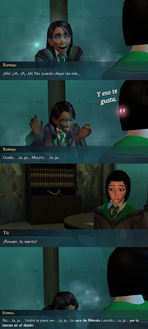 Hogwarts Mystery fotonovela rowan rictusempra