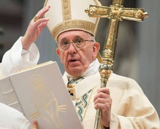 Pope Francis readings at mass, Sixth Sunday of Easter Year B, First Reading Acts 10:25-26,34-35,44-48, Responsorial Psalm Psalm 97(98):1-4 R/ The Lord has shown his salvation to the