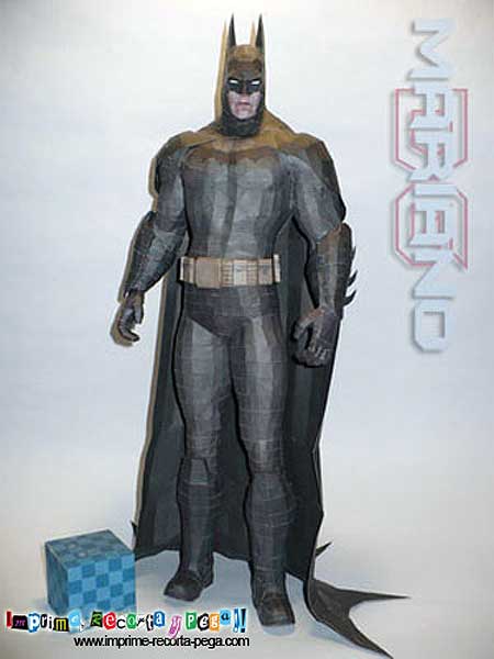 Batman Arkham Asylum Paper Model