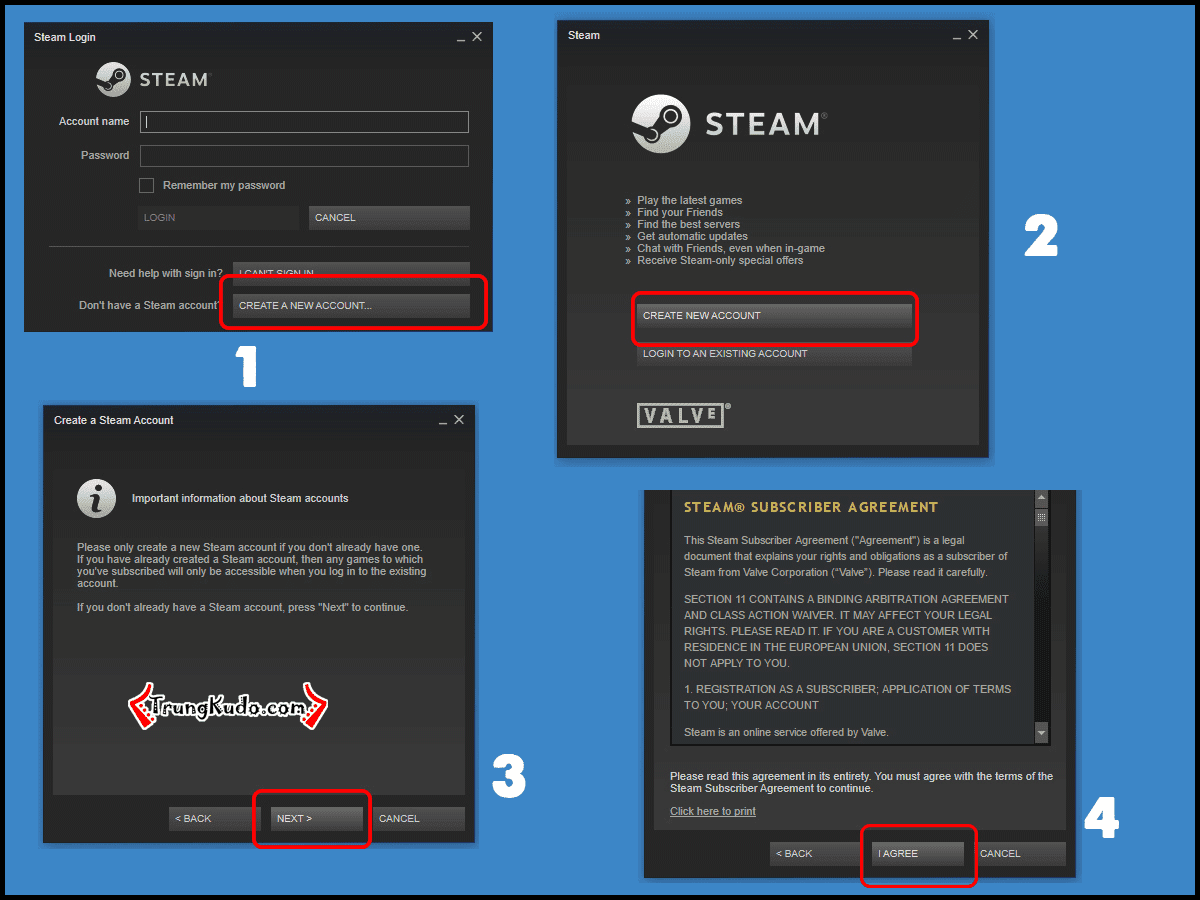 Hướng Dẫn Tải Steam Và Tạo Tài Khoản Steam