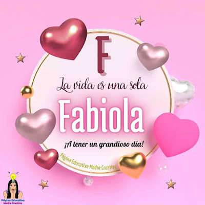 Solapin Nombre Fabiola para imprimir gratis - Nombre para descargar