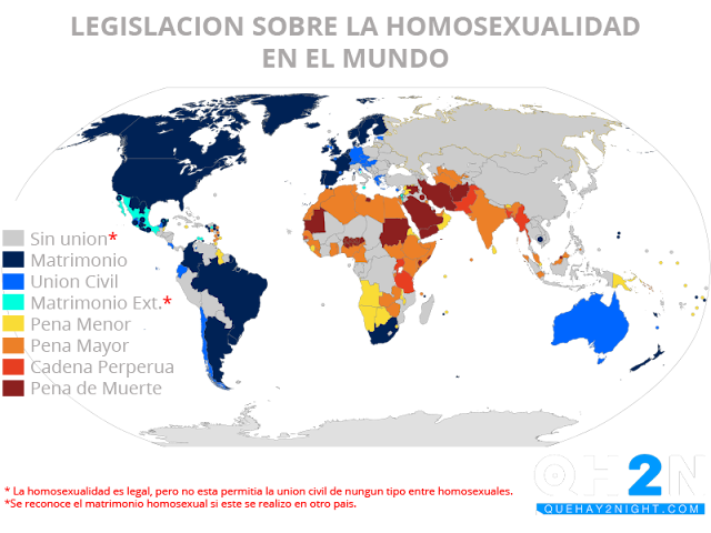 homosexualidad pena de muerte paises ilegal legal