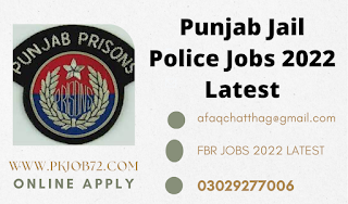 Punjab Jail Police Jobs 2022 Latest