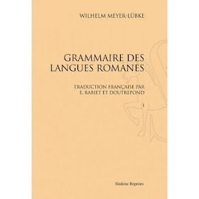 Meyer-Lübke: Grammaire des langues romanes, 1890