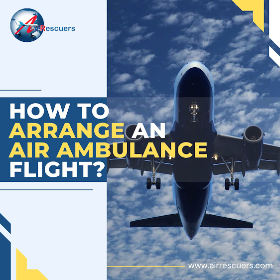 how to arrange an air ambulance flight
