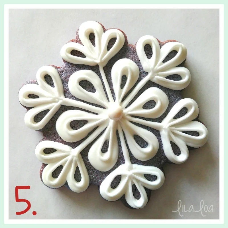 snowflake sugar cookie