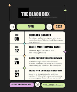 Check out THE BLACK BOX schedule of performances & events for April 2024