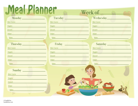  Homemaker39;s Handbook 3: Meal Planning amp; Shopping List {Downloads