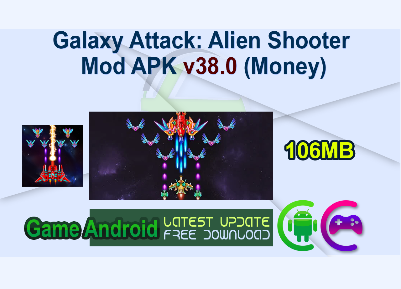 Galaxy Attack: Alien Shooter Mod APK v38.0 (Money)