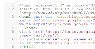 line numbering and syntax highlighting