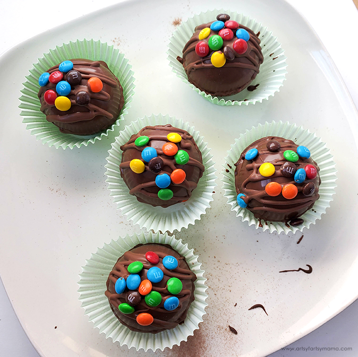 M&M Hot Cocoa Bombs