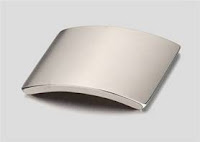 neodymium arc magnet with NiCuNi coating