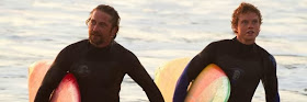 Gerard Butler surfing