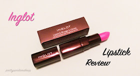 Inglot Classic lipstick in shade 254 review and swatches