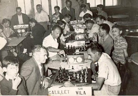 Ronda 5 del IV Torneo Nacional de Ajedrez de La Pobla de Lillet 1958