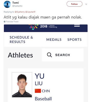 20 Plesetan Nama Atlet Asian Games 2018 yang Kocaknya Receh Parah