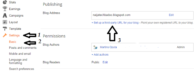 blogger dashboard