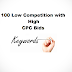 100 Low Competition Keywords List with High CPC [Fresh List 2016]