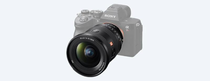 The Sony SEL1635GM2 lens