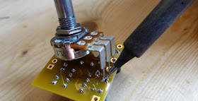 Soldering potentiometer