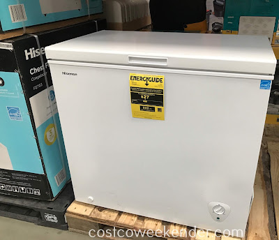 Get more freezer space with the Hisense Chest Freezer (FE703)