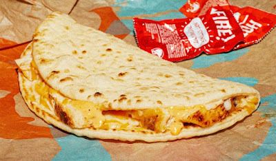 Taco Bell 3-Cheese Chicken Flatbread Melt.