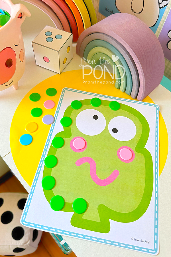 play dough mats from the pond