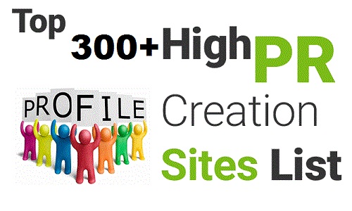 300+ Profile Creation Sites List 2020