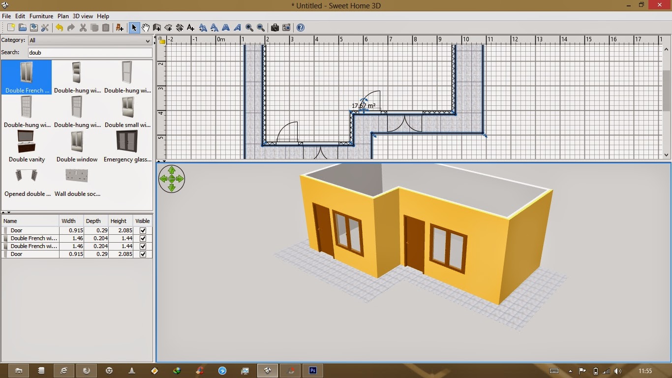 Rizal AMD RVH Cara Membuat Desain Rumah 3D Dengan Sweet Home 3D