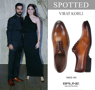Virat Kohli in voganow oxford shoes