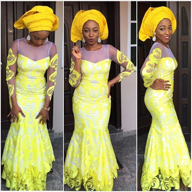 Latest Aso Ebi Style For Ladies