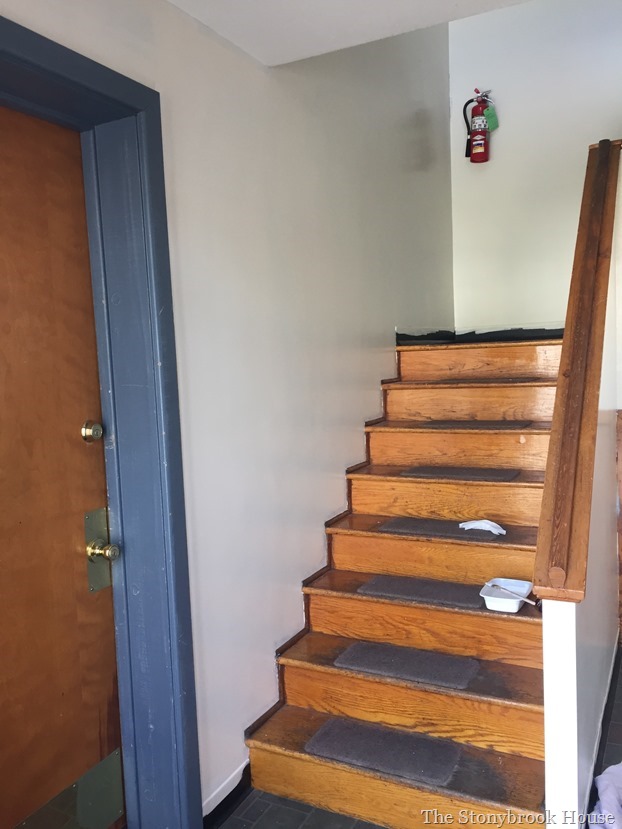 Stairs painted