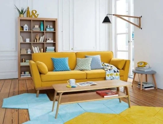  interior rumah modern minimalis bergaya retro dengan aksen kuning 27 desain inspiratif  interior rumah modern minimalis bergaya retro dengan aksen kuning