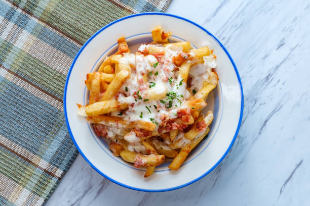 Chicken Loaded Fries with Cheese Sauce Recipe