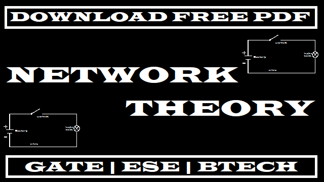 Network theory practice questions for gate and ese