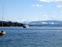 View of Zurich's east bank