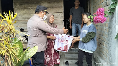 Sasar Warga Kurang Mampu, Polsek Banjit Gelar Bakti Sosial Peringati 33 Tahun Akabri Angkatan 1990