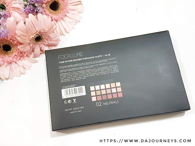 Review FOCALLURE We Care Your Favors #02 Neutrals Eyeshadow Palette