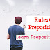 Preposition Rules  | Useful rules with Preposition Examples