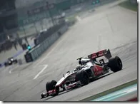 Hamilton nelle prove libere del gran premio della Malesia 2012