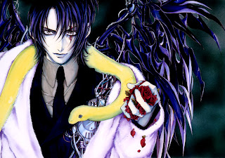 lucifer anime wallpaper angle white dark wing