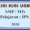 Kisi Kisi USBN SMP MTs K13 Pelajaran IPS Tahun 2018