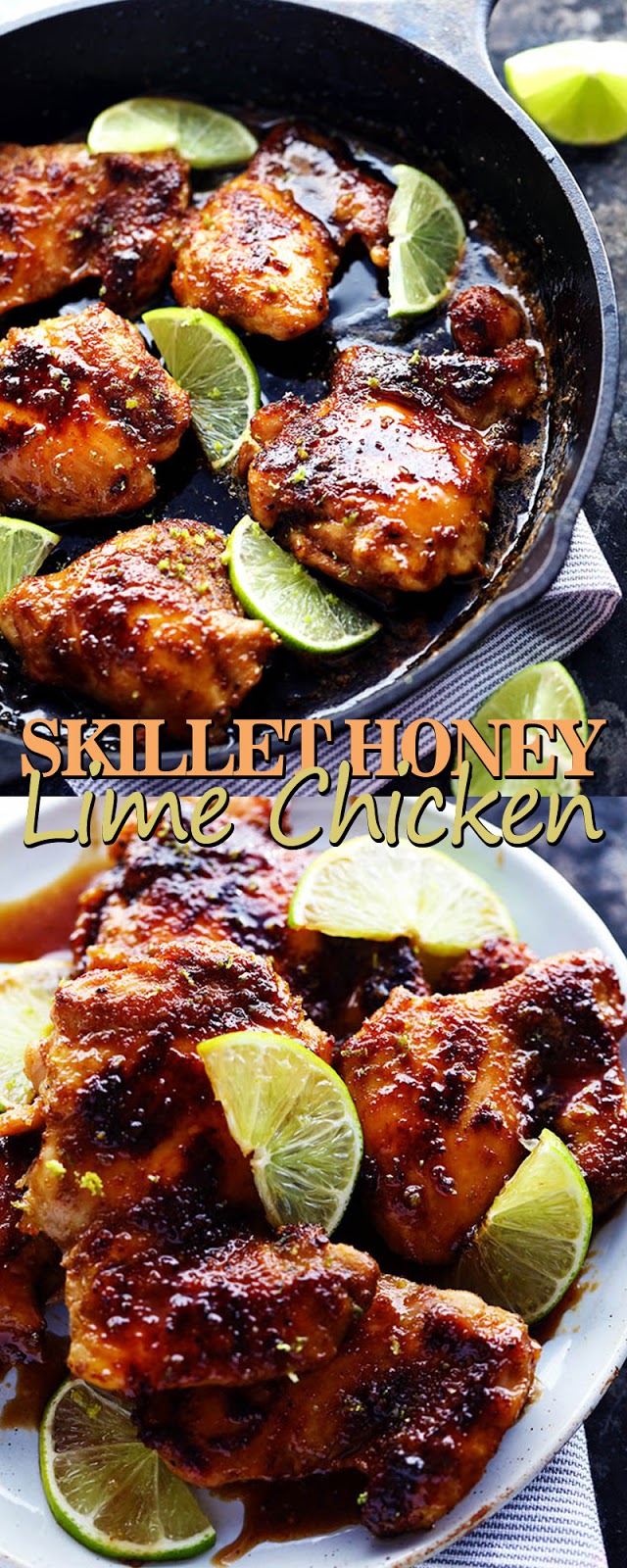 SKILLET HONEY LIME CHICKEN